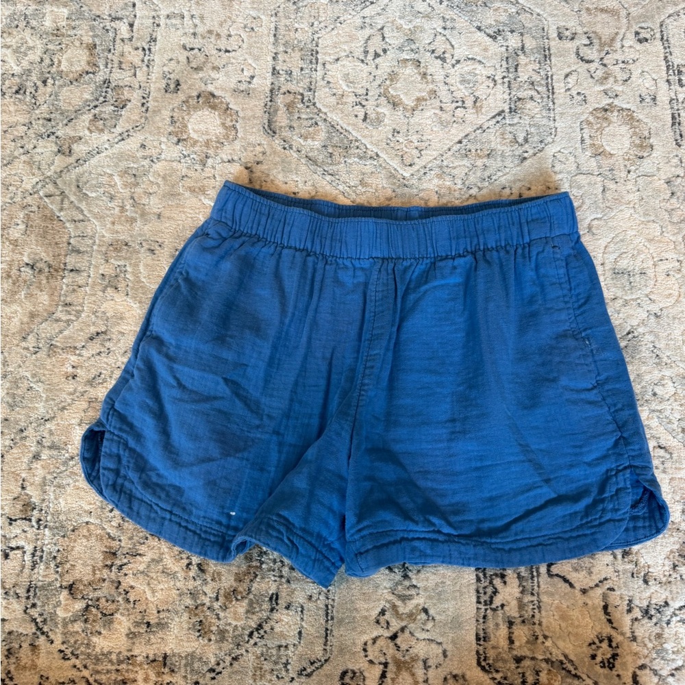 Old Navy Royal Blue Lightweight Elastic Waist Shorts